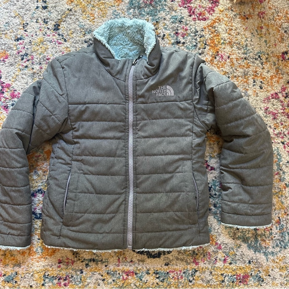 Girls North Face Reversible Jacket